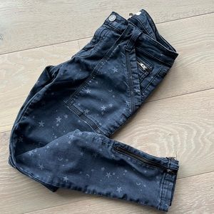 Joie Jeans - Moon & Star patterned Park Skinny Jeans, Size 28